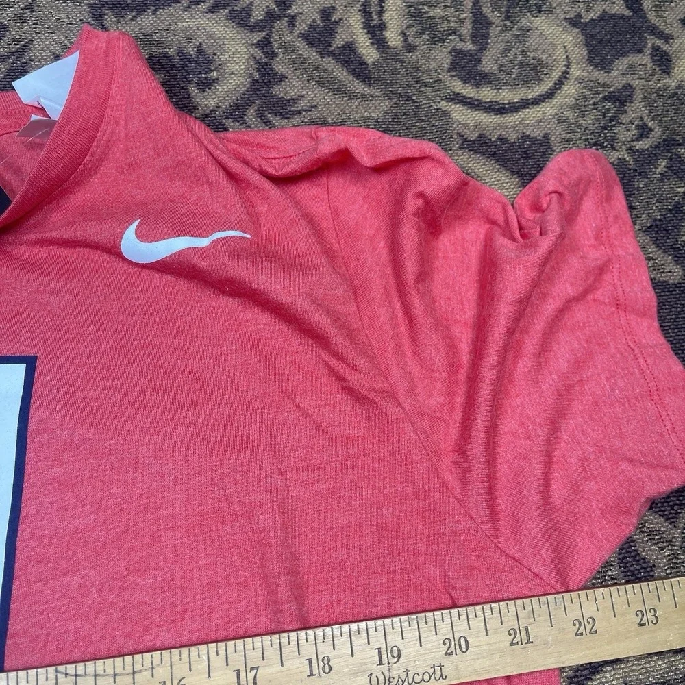 Nike USA Soccer Development Academy Heather Red T Shirt Mens Size Large New